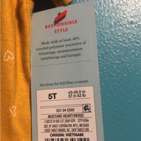 Cat & Jack girls summer dress. Size 5T - Picture 5 of 8